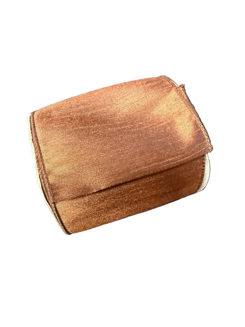 Ribbon Dupioni Chocolate 4"x10yd