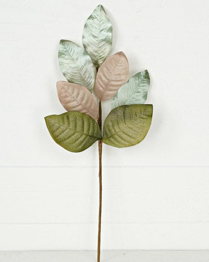 Metallic Magnolia Leaf Pick