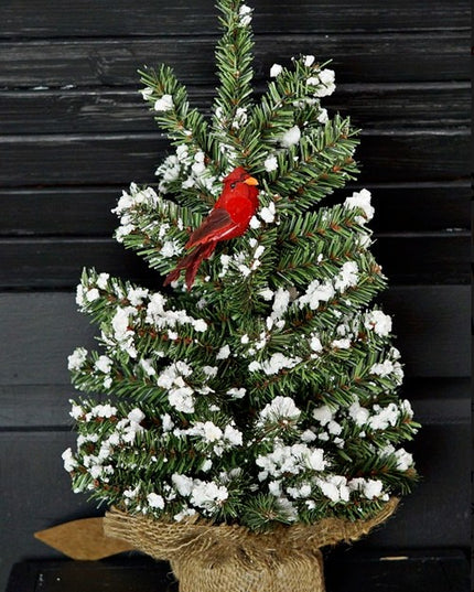 16" Snowy German Twig Tree