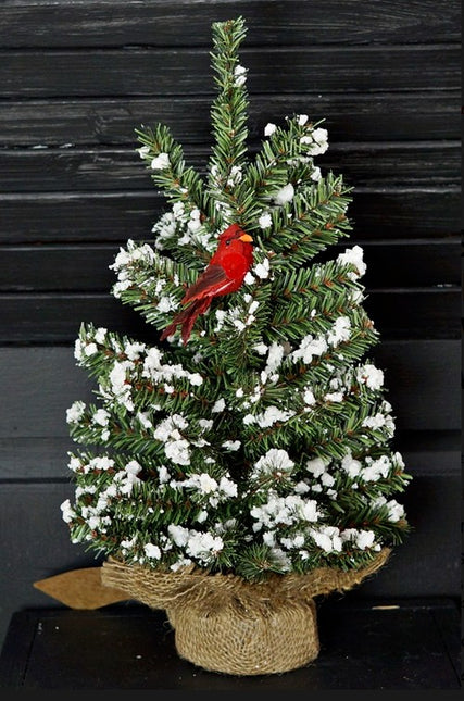 16" Snowy German Twig Tree