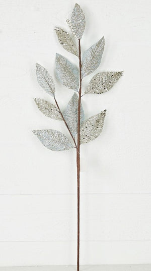 Metallic Velvet Rose Spray Pick