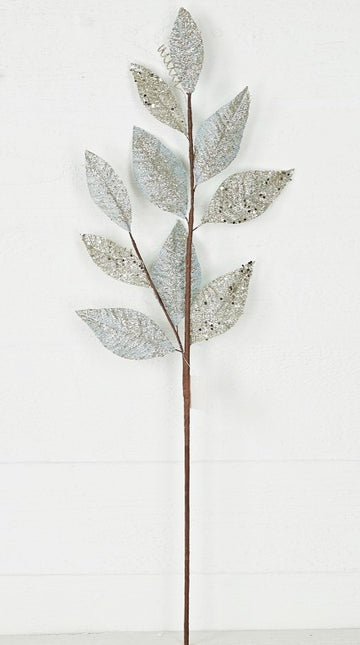 Metallic Velvet Rose Spray Pick