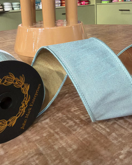 Dupioni DBL Fused Aqua-2.5x10yd