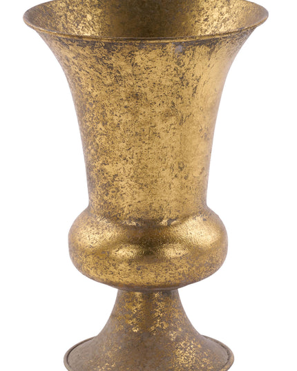 9.5" Gold Metal Tin Compote