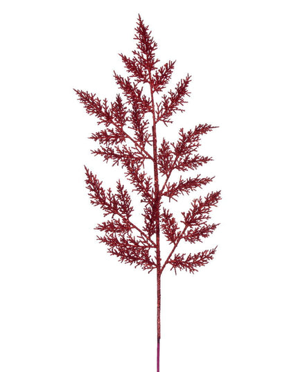 28" Red Glittered Wild Huck