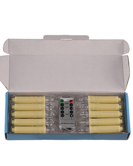 4" LED Clip On Candles w/ Remote
