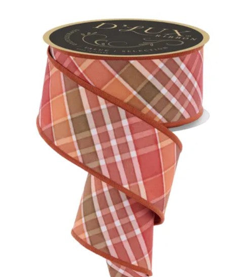 2.5" X 10yd Bold Plaid Fused