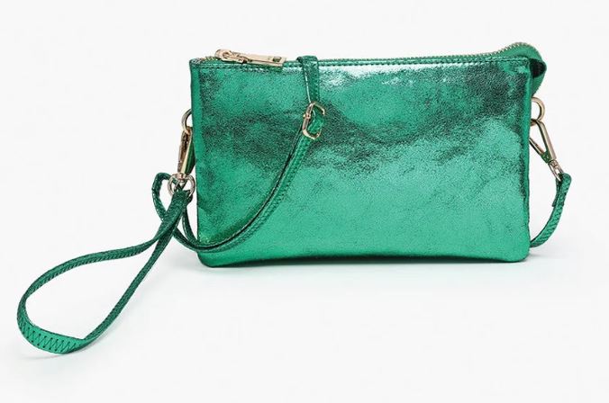 Riley Metallic Crossbody