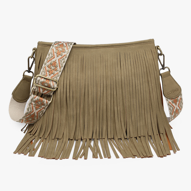 Sadie Fringe Crossbody by Jen & Co