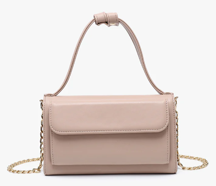 Honey Vegan Rectangle Chain Crossbody Jen & Co