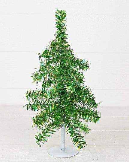 Glittered Tinsel Tree