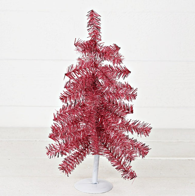 Glittered Tinsel Tree