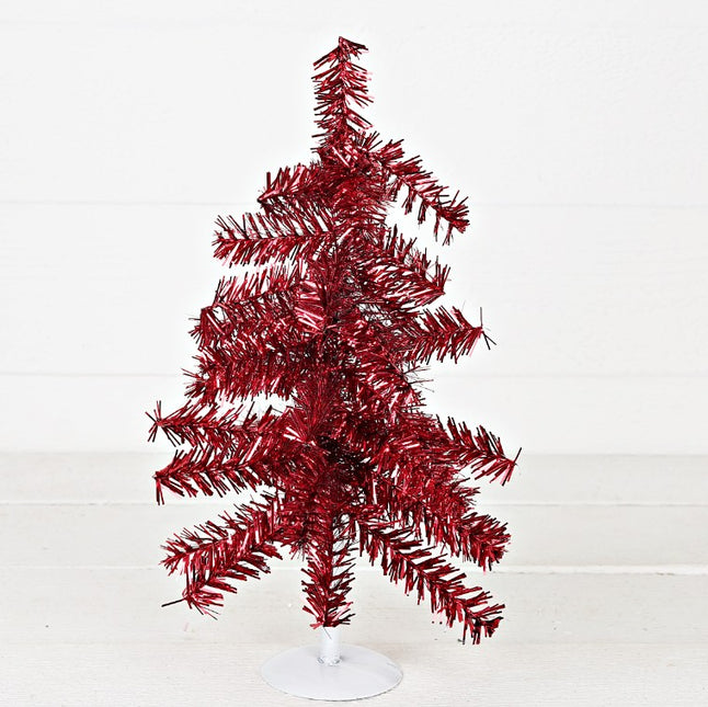 Glittered Tinsel Tree