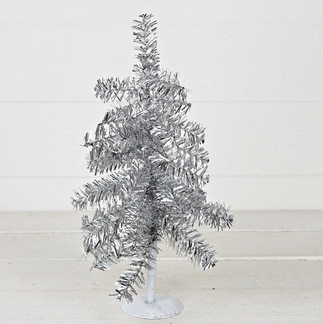 Glittered Tinsel Tree