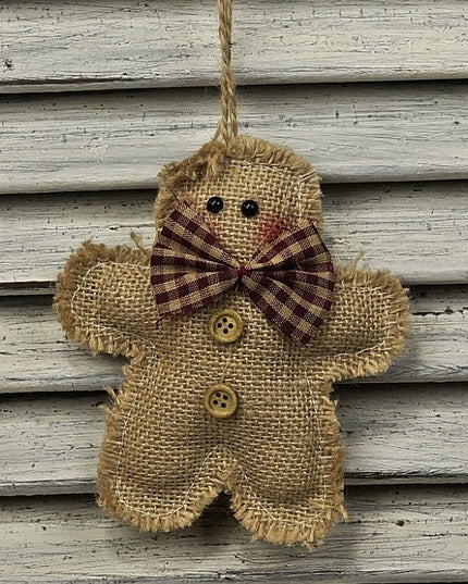 5.5" Stitched Gingerbread Ornament