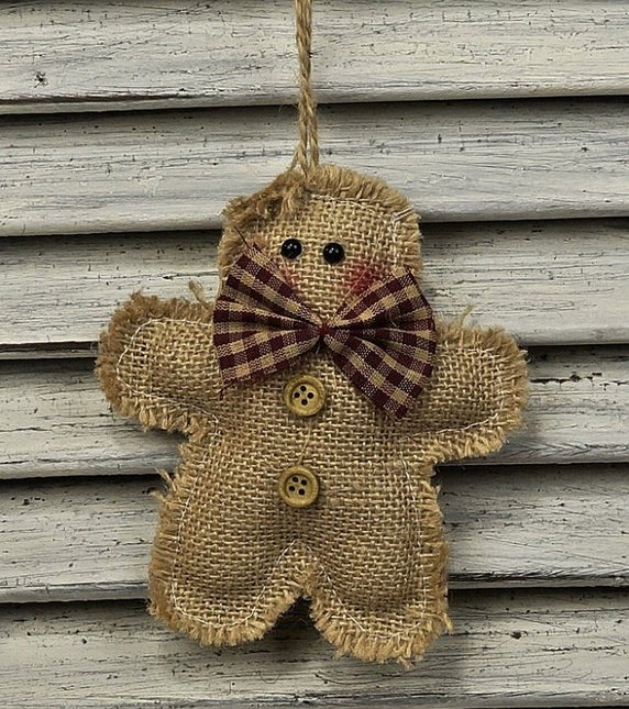 5.5" Stitched Gingerbread Ornament