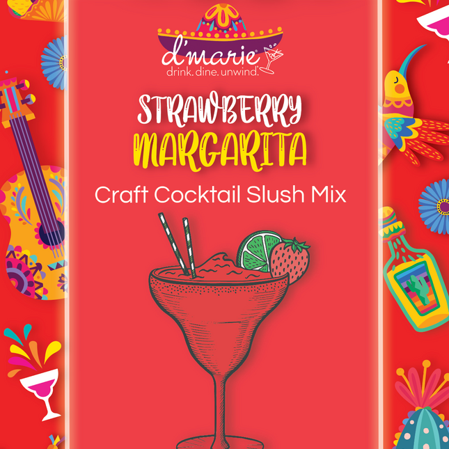 Strawberry Margarita Craft Cocktail Slush Mix