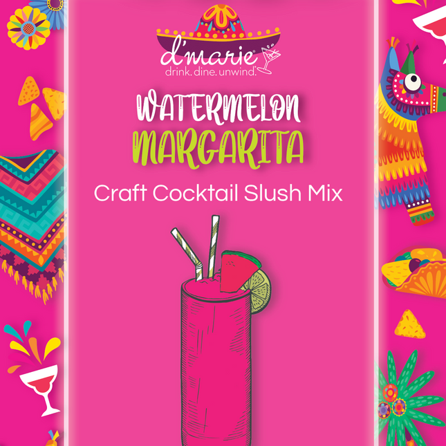 Watermelon Margarita Craft Cocktail Slush Mix
