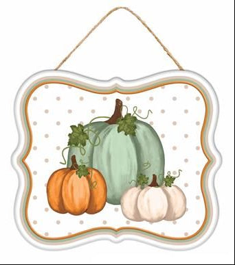 Assorted Tin Matte Fall Signs