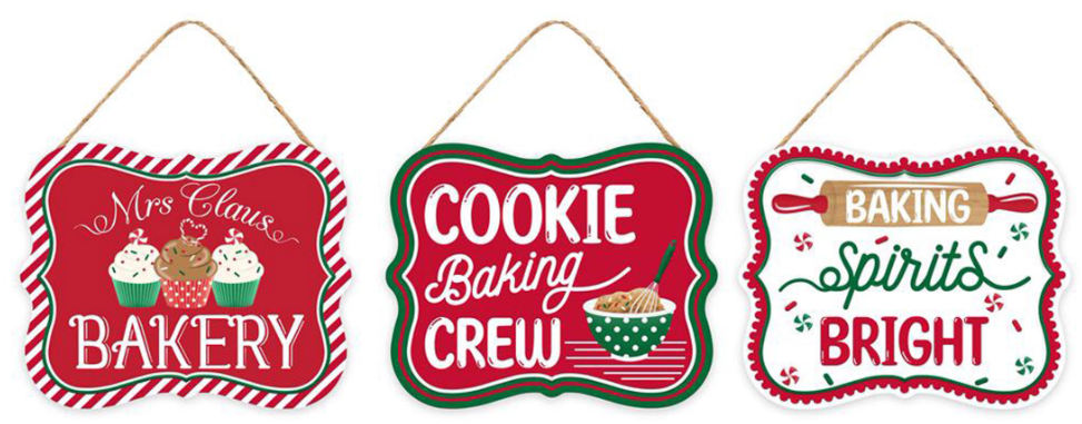 Holiday Baking Signs