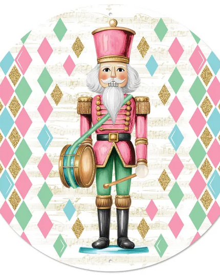 Glitter Pastel Nutcracker Signr
