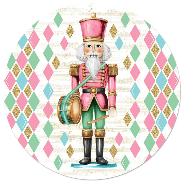 Glitter Pastel Nutcracker Signr