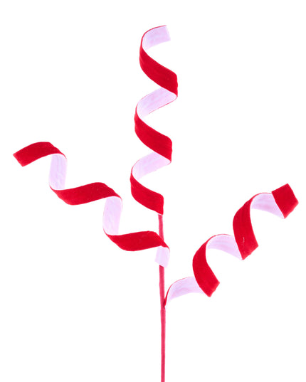 Velvet curl spray red/white