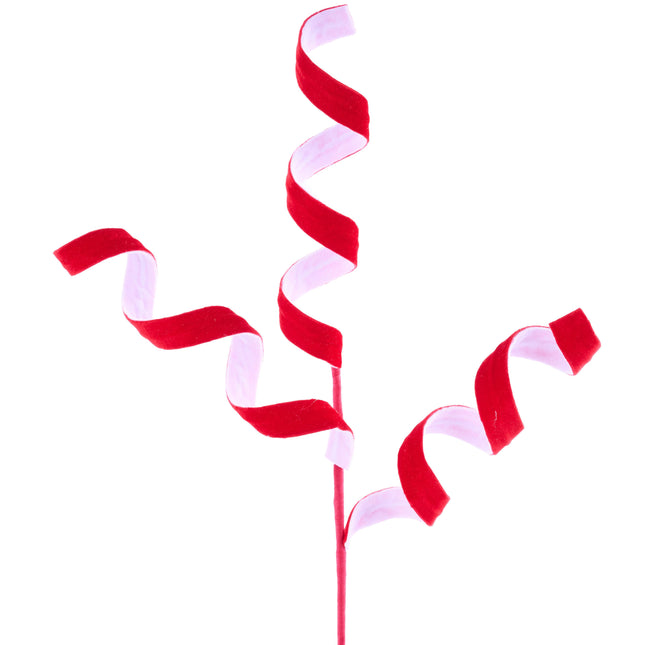 Velvet curl spray red/white