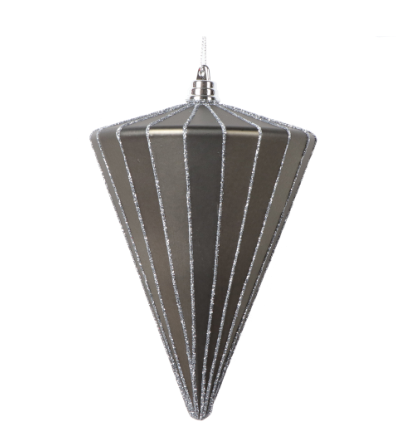 6" Cone Ornament