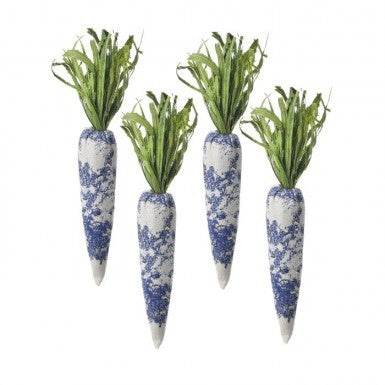 Chinoiserie Easter Carrot 7.75" Box of 4
