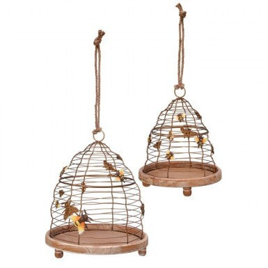 Metal and Wood Beehive