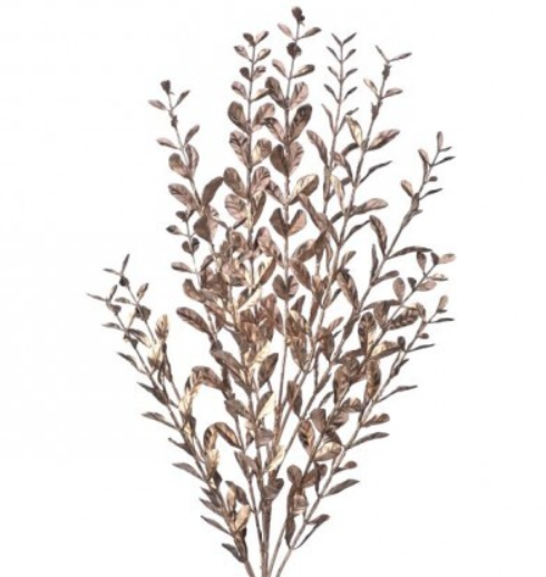 Painted Glitter Boxwood Spray