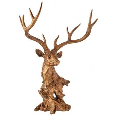 28" KD RESIN GRAND HIGHLANDS DEER BUST