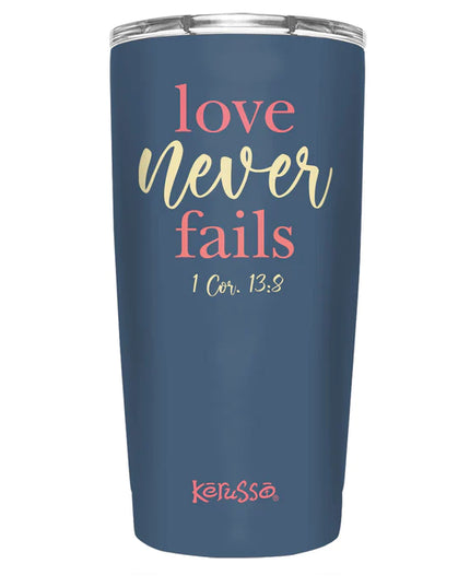 Love Never Fails 20oz Tumbler