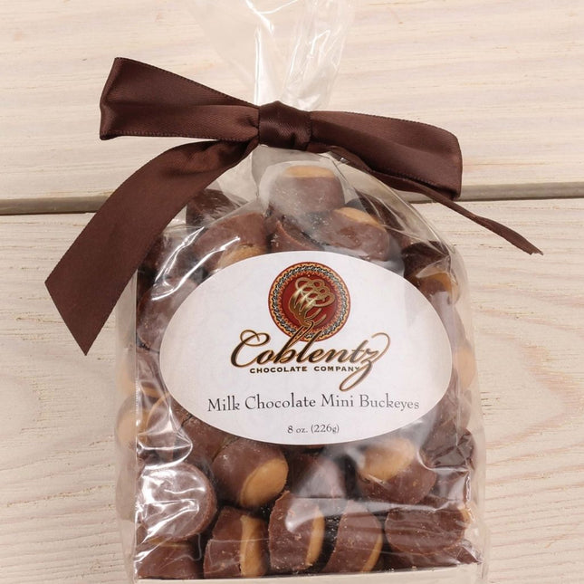 Mini Milk Chocolate Buckeye 8 oz bag Coblentz