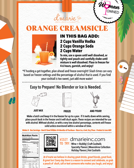 Orange Creamsicle Cocktail Mix