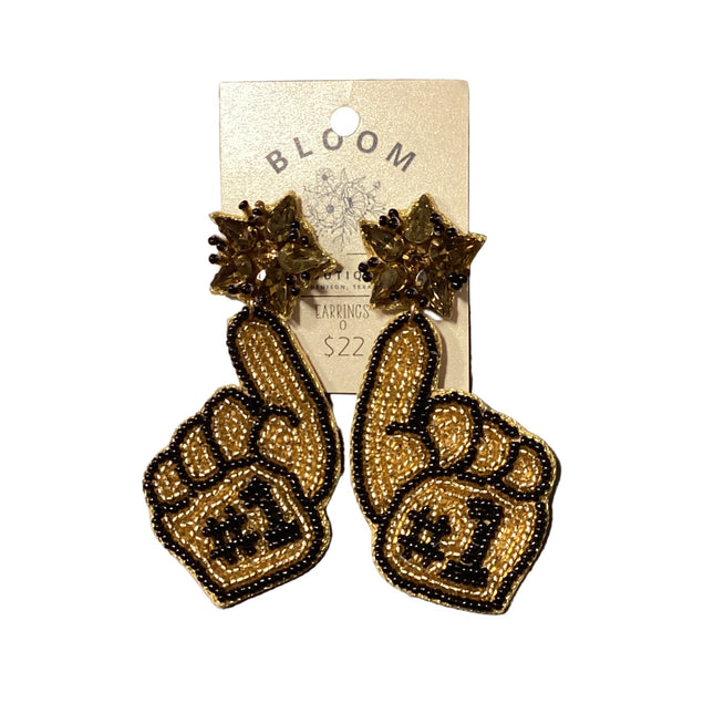 Beaded #1 Earrings