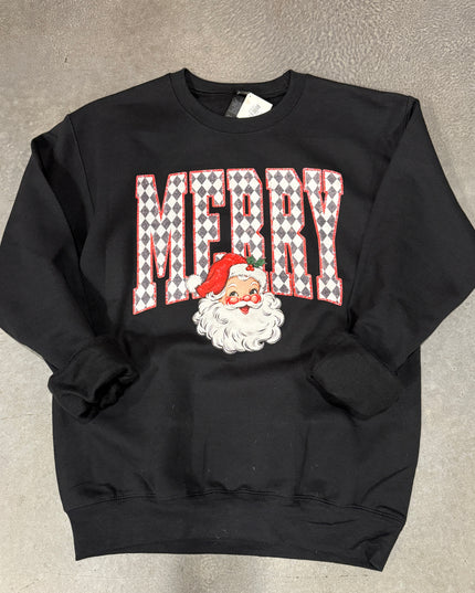 Merry Vintage Santa Sweatshirt