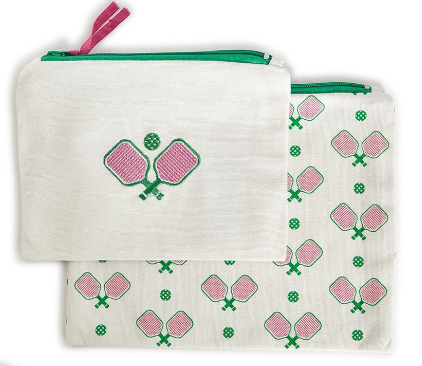 Pickleball Zipper Pouch Set