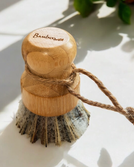 Bamboo Pot Scrubber