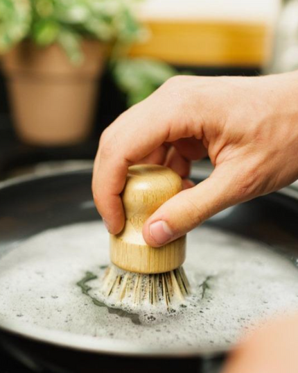Bamboo Pot Scrubber
