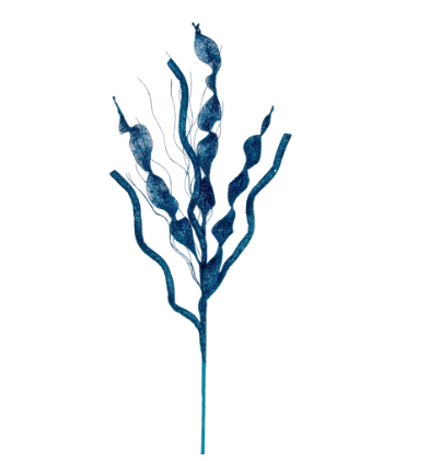 34" Multi Spiral Glitter Spray