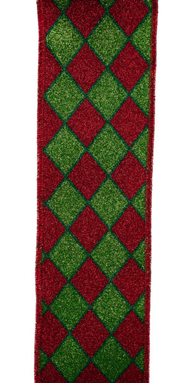 Glitter Harlequin Ribbon