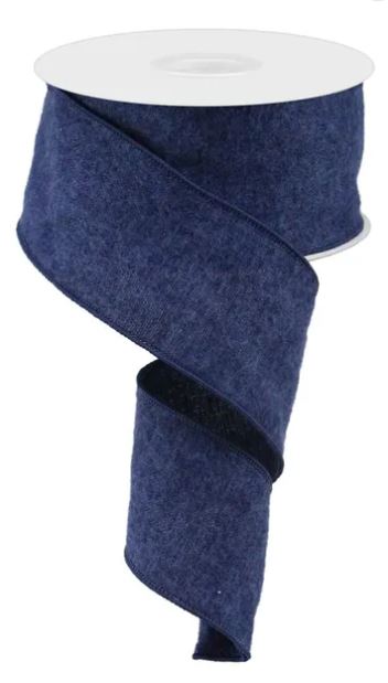Fuzzy Royal Burlap