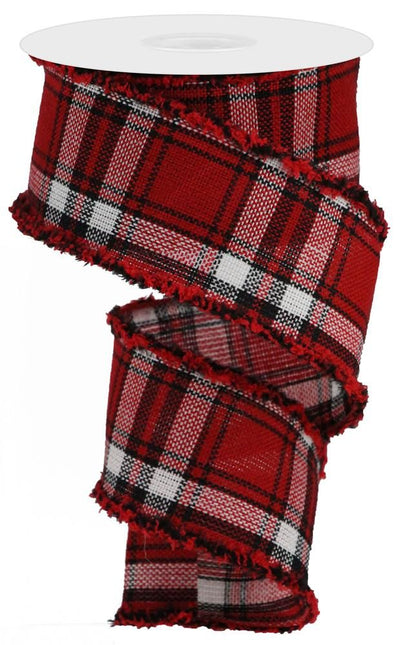 2.5"x10Y Woven Plaid