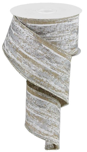 Glitter Metallic Streak Ribbon