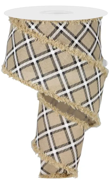 2.5" x 10yd Diagonal Dash Check