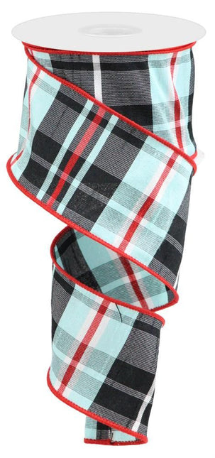 2.5x10Y Plaid Faux Dupioni