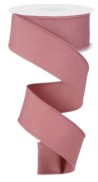 Ribbon Diagonal Weave Dusty Rose 1.5"x10YD