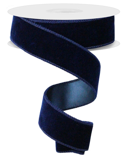 1.5" x 10yd Deluxe Velvet/Satin Backing